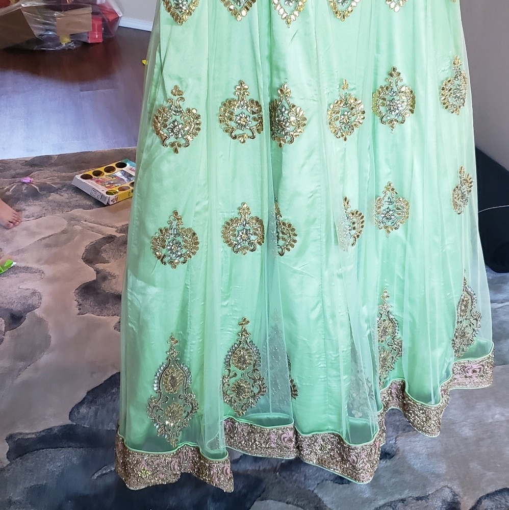 Pakistani Indian Bridal/wedding party dress size Large - Picture 3 of 10